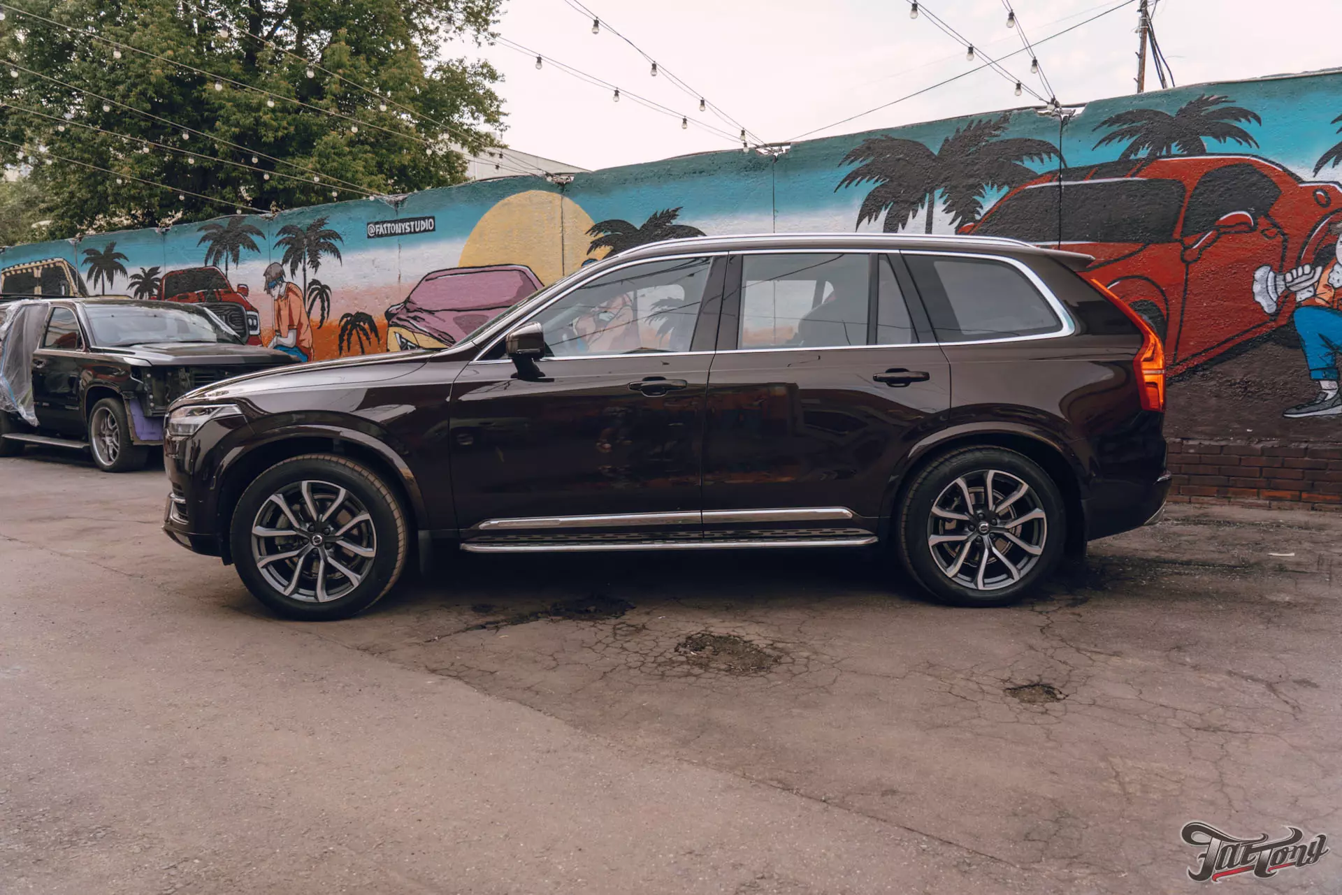 Окрас дверей на Volvo XC90